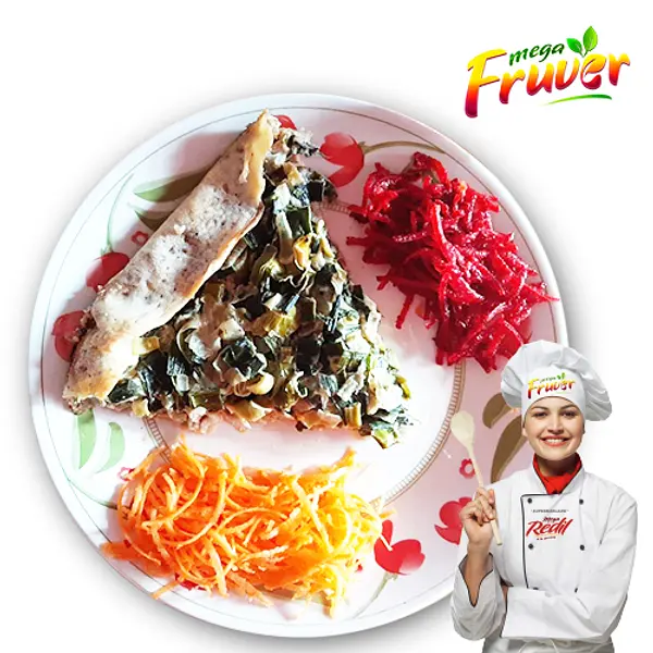 Tarta de Puerros y Cebollas