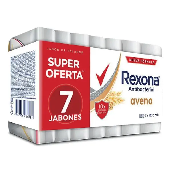 Jabón Antibacterial Rexona Avena