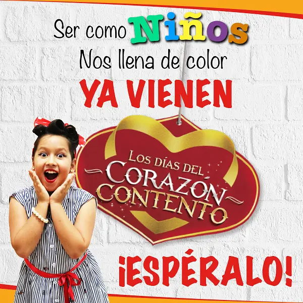 Ya vienen los días del corazón contento