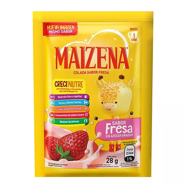 Colada Maizena Fresa