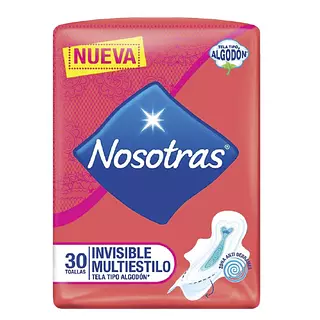 Toalla Nosotras Invisible Multiestilo