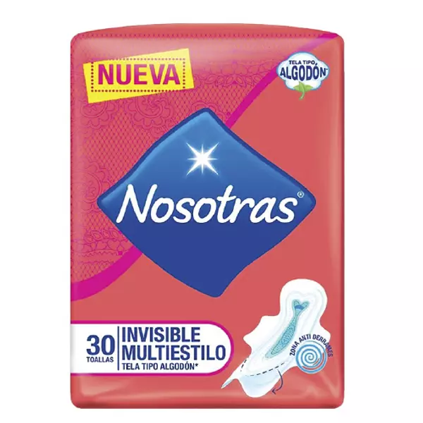 Toalla Nosotras Invisible Multiestilo