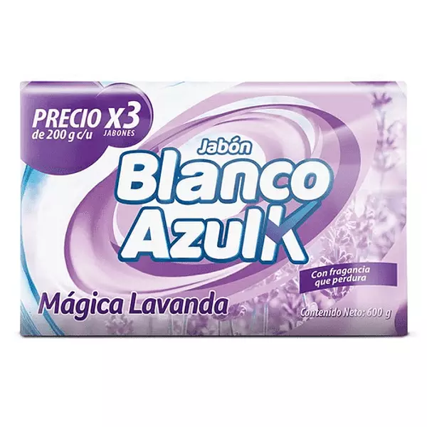 Jabon Lavar Blanco Azul Lavanda