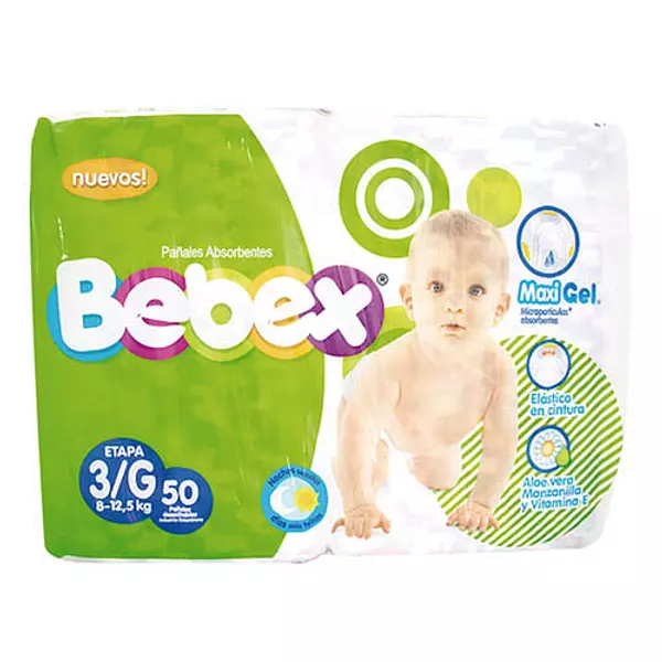 Pañales Bebex Etapa 3
