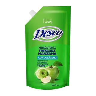 Jabon Liquido Duo Pack Deseo Antibacterial Manzana