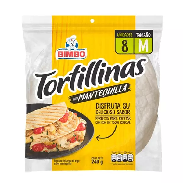 Bimbo Tortillas Mantequilla