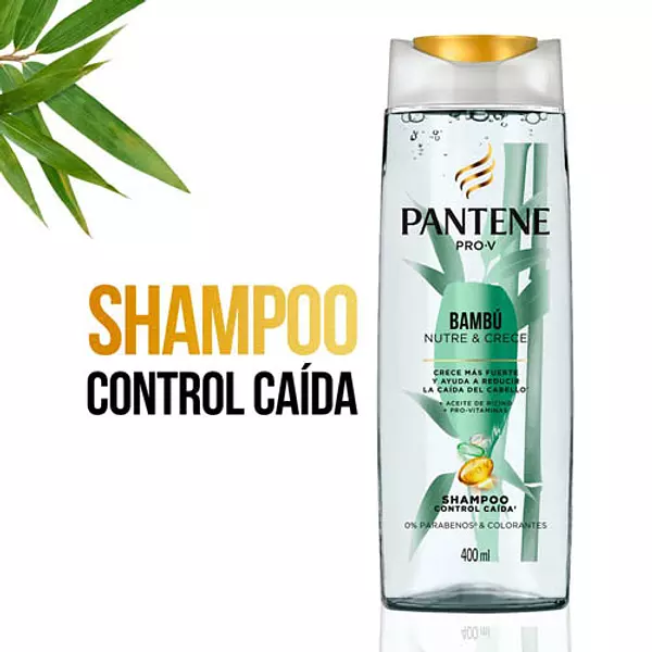 Pantene Shampoo Bambu Nutre Y Crece