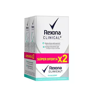 Desodorante Rexona Crema Clinical Clean