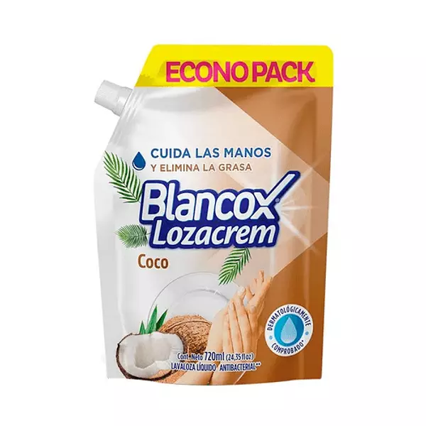 Lavaplatos Loza Crema Coco Doy Pack