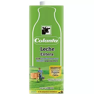 Colanta Leche Tetrapack Entera