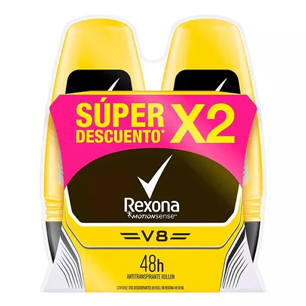 Desodorante Rexona Men Roll On V8