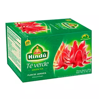 Te Hindu Verde Flor De Jamaica