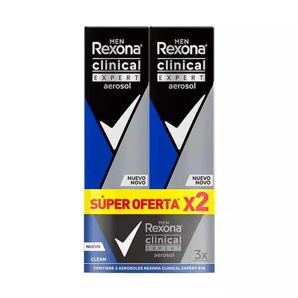 Desodorante Rexona Aerosol Clinal Clean Expert