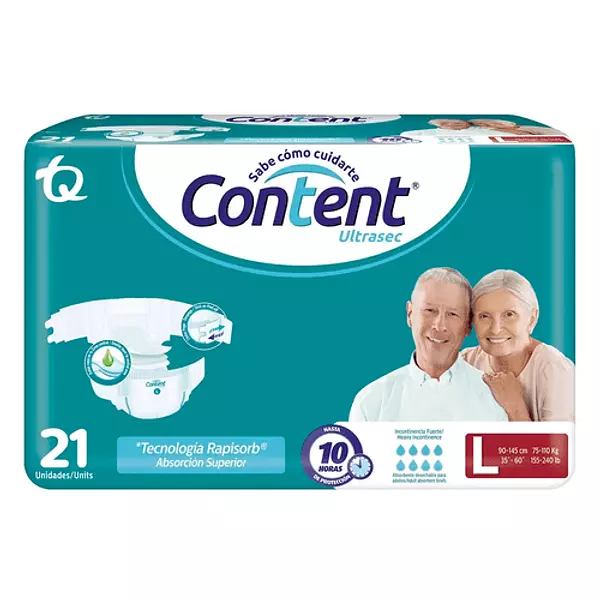 Pañal Adulto Content Sec Talla L 21