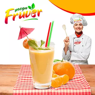 Frappe de Mandarina y Pepino