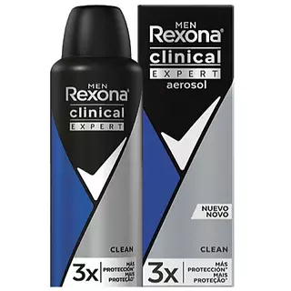 Desodorante Rexona Clinical Aerosol Clean