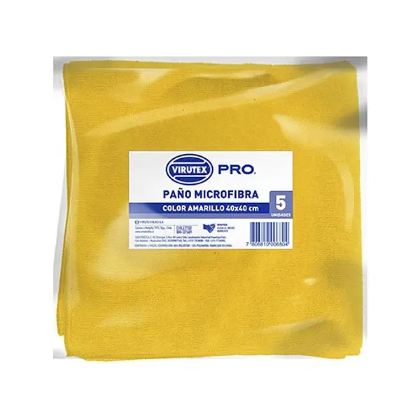 Task Paño Microfibra Amarillo