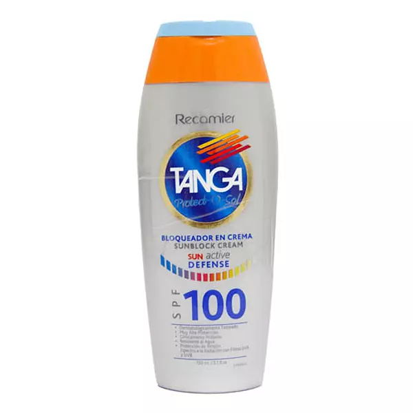 Tanga Bloqueador Solar Fp 100 Crema
