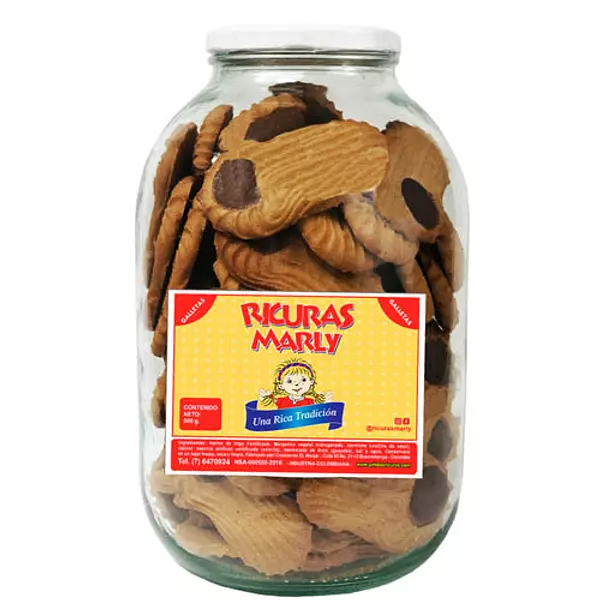 Ricuras Galleta Tarro Vainilla