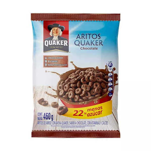 Quaker Cereal Aritos Chocolate