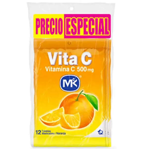 Vitamina C M K 500 Naranja Pe