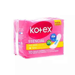 Toalla Kotex Normal Sin Alas