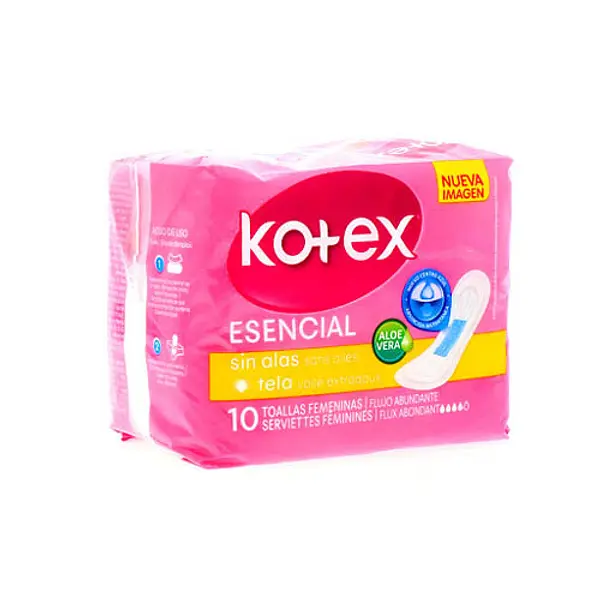Toalla Kotex Normal Sin Alas