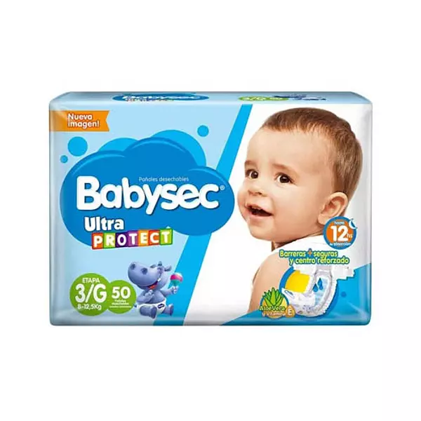 Pañales Babysec Ultraprotec G