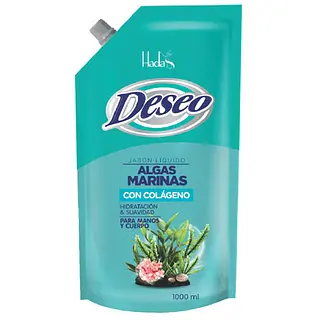 Jabon Liquido Duopack Deseo Antibacterial Algas