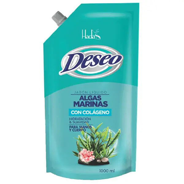 Jabon Liquido Duopack Deseo Antibacterial Algas