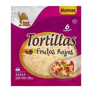 Tortillas Haz de Oros Frutos Rojos