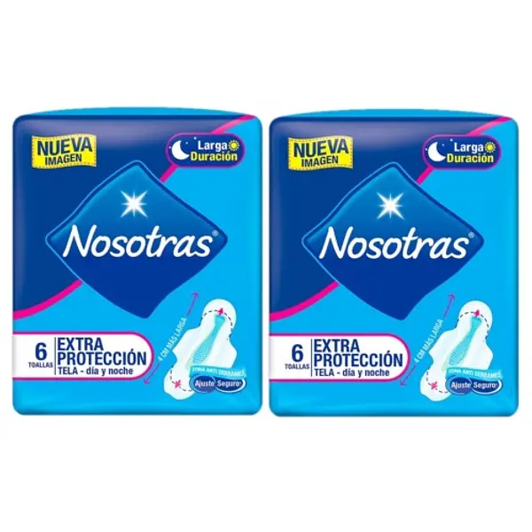 Toallas Nosotras Invisible Extra Proteccion