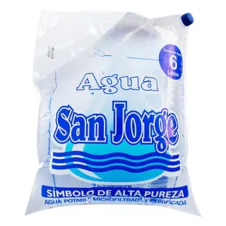 Agua Bolsa San Jorge Válvula