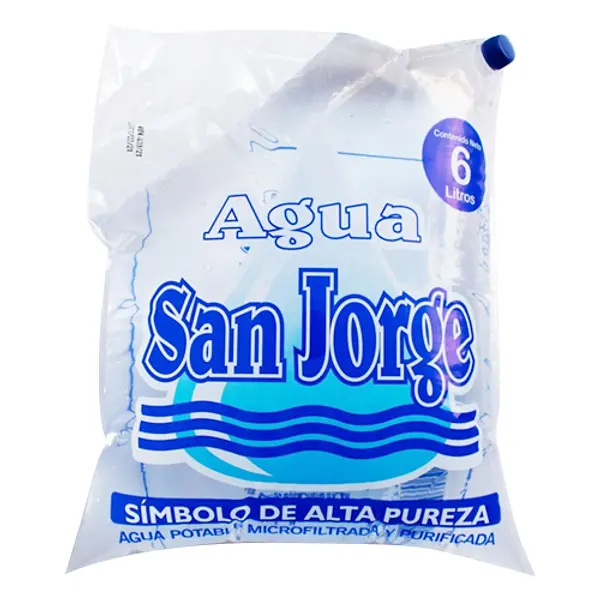 Agua Bolsa San Jorge Válvula