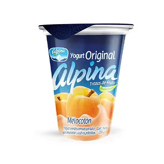 Yogurt Alpina Melocotón