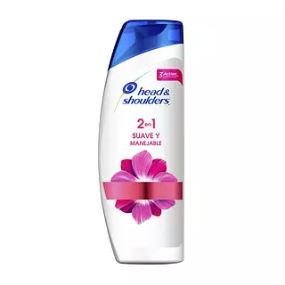 Shampoo H&S 2 De 1 Suave Y Manejable
