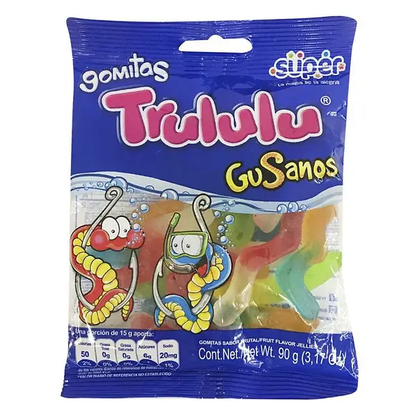 Super Gomas Gusanos Trululu