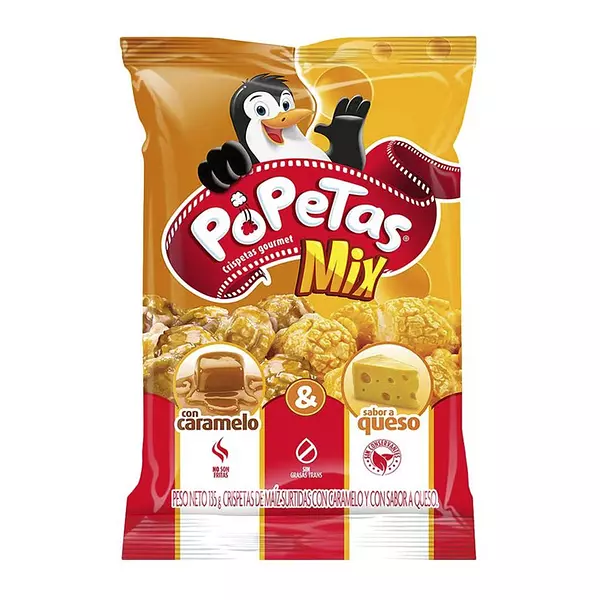 Popetas Familiar Mix Caramelo Queso