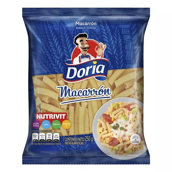 Pasta Doria Macarrón