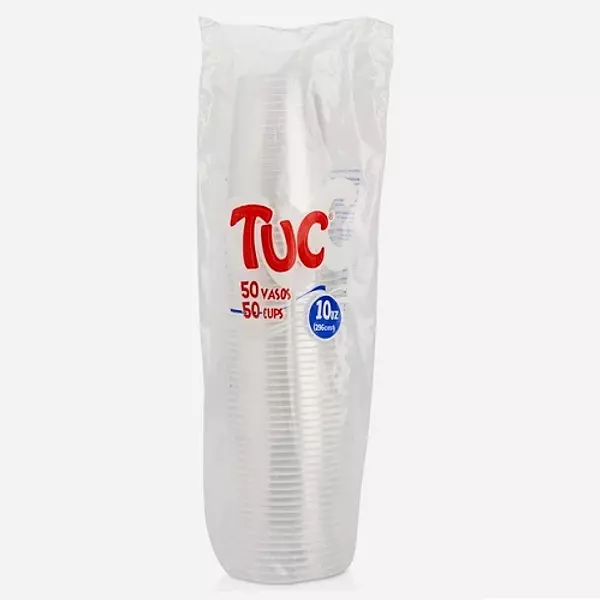 Vasos Tuc Transparente 10 Onz