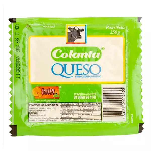 Queso Blanco Colanta