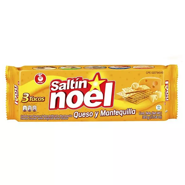 Noel Saltín Queso Mantequilla 3 Tacos