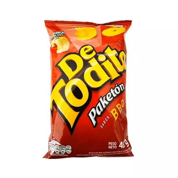 Pasabocas de Todito Bbq Paquetón