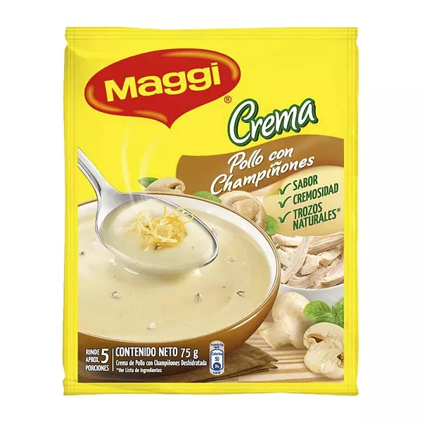 Maggi Crema Pollo con Champiñones