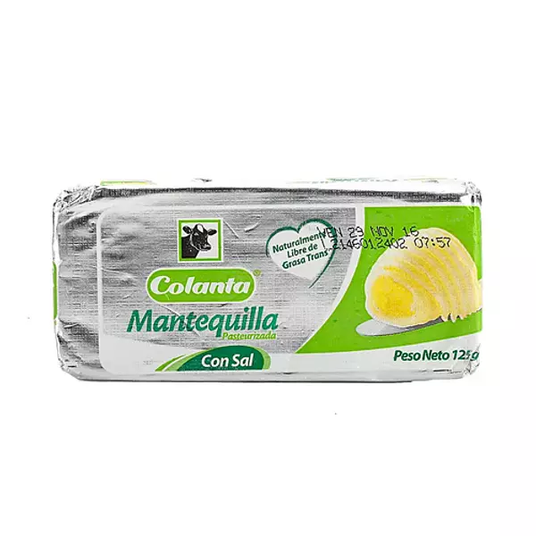 Mantequilla Colanta Con Sal