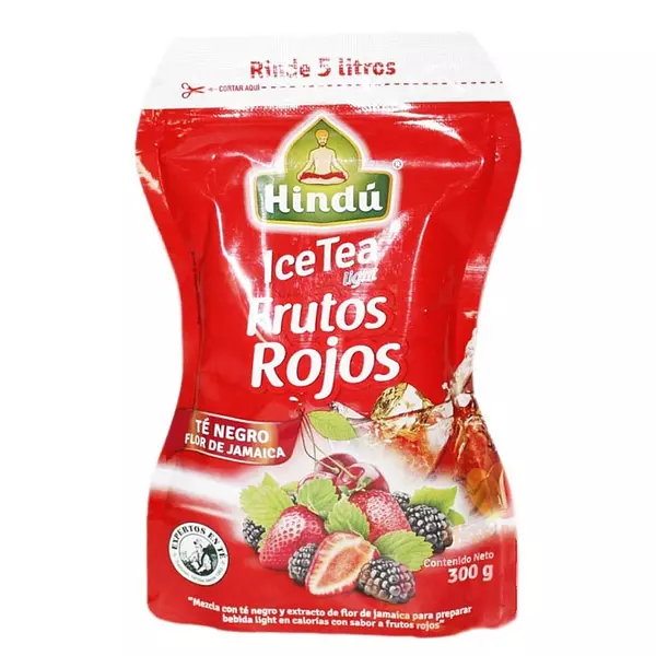 Té de Polvo Ice Tea Hindú Light Frutos Rojos