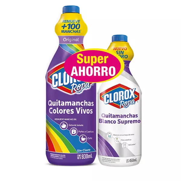 Desmanchador Ropa Color Blancox + Desmanchador Blanco