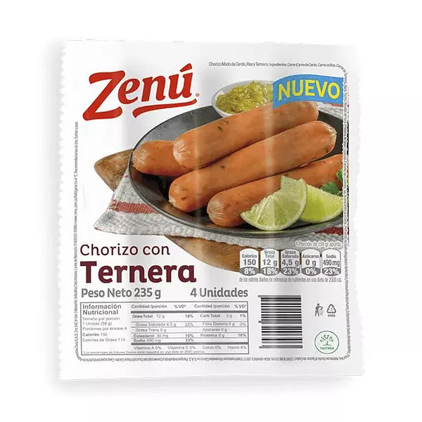 Chorizo con Ternera Zenú
