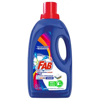 Detergente Líquido Fab Protección Color