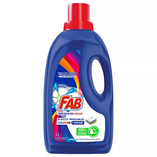 Detergente Líquido Fab Protección Color